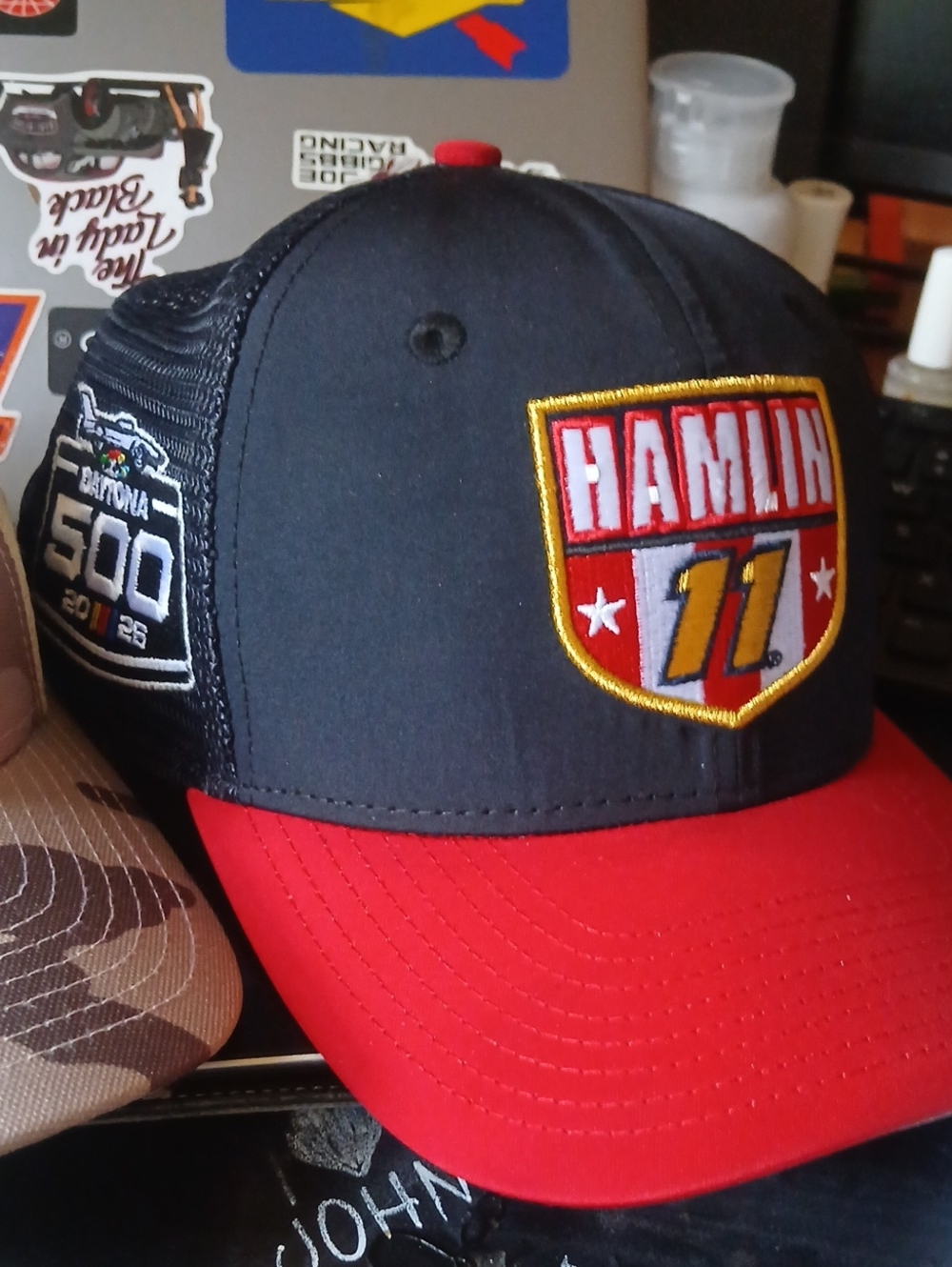 Denny Hamlin Nascar New Era Trucker Style Hats - Picture 3 of 8